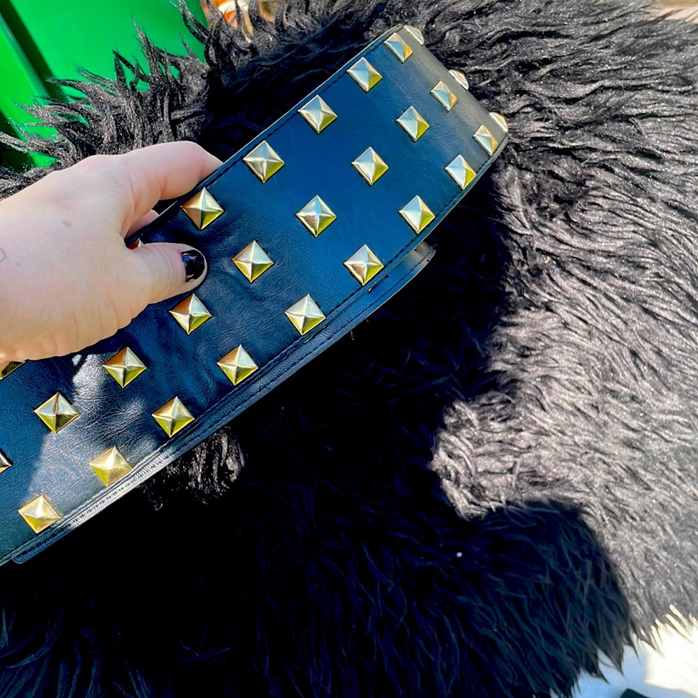 Studded waist belt
